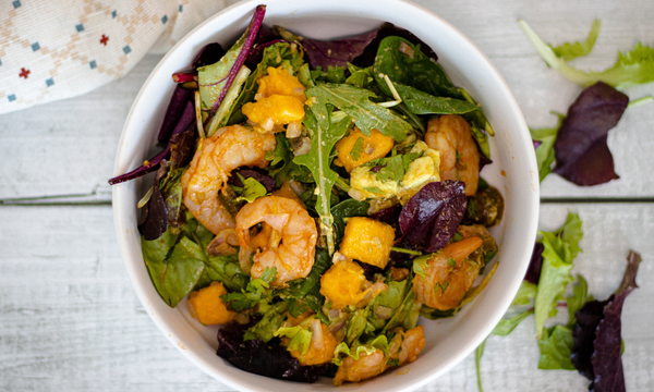 Mango, Avocado & Prawn Salad